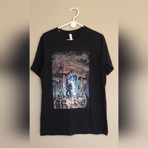 Jujutsu Kaisen  T-Shirt  Unisex Large Black Anime - Picture 2 of 9